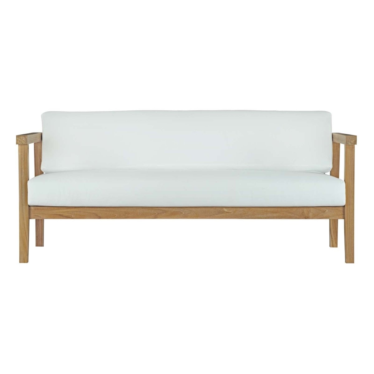 Bayport Outdoor Patio Teak Sofa - BUILDMYPLACE