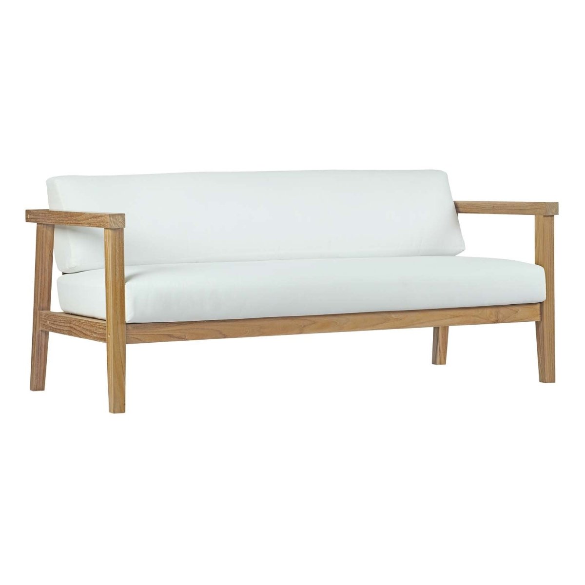 Bayport Outdoor Patio Teak Sofa - BUILDMYPLACE