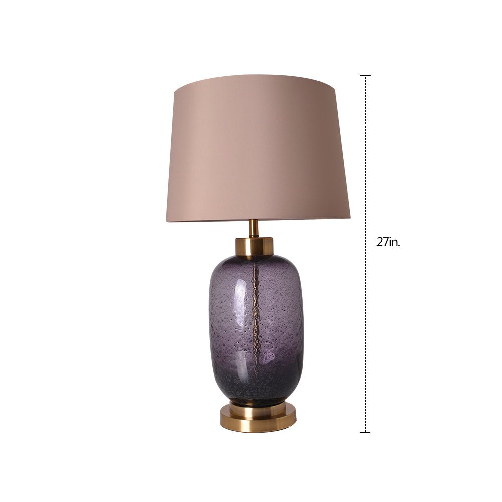 Bebspiro 27" Table Lamp - Purple (Single) - BUILDMYPLACE