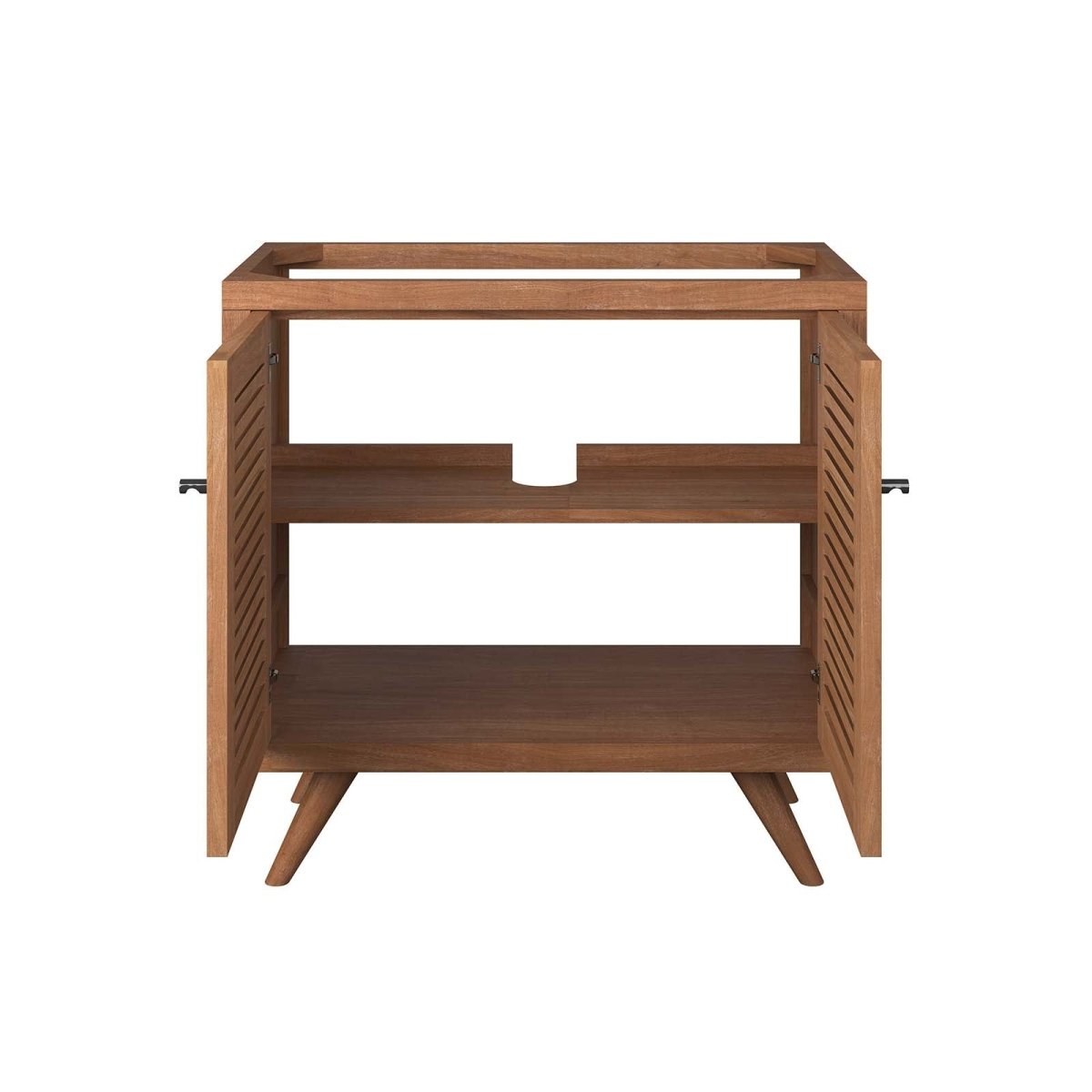 Birdie Teak Wood Bathroom Vanity Cabinet (Sink Basin Not Included) - BUILDMYPLACE
