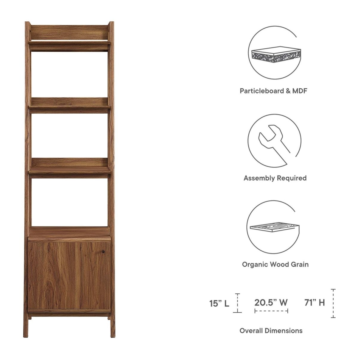 Bixby 21" Bookshelf - BUILDMYPLACE