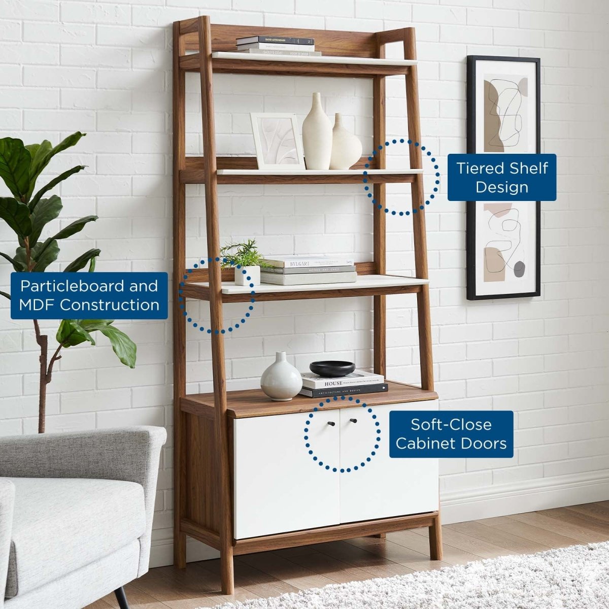 Bixby 33" Bookshelf - BUILDMYPLACE