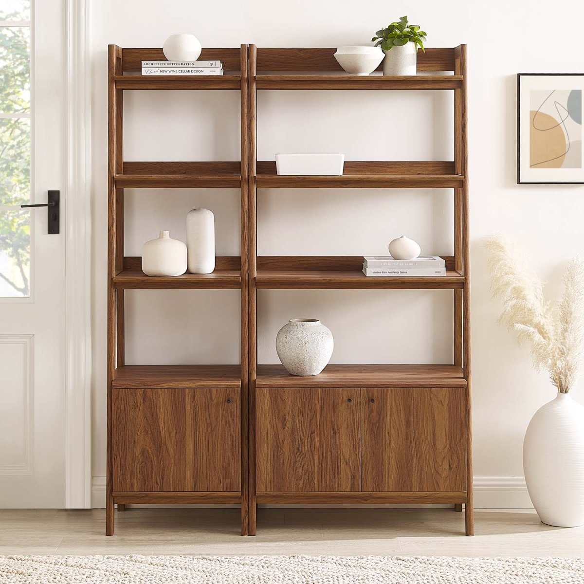 Bixby Wood Bookshelves - Set of 2 - BUILDMYPLACE