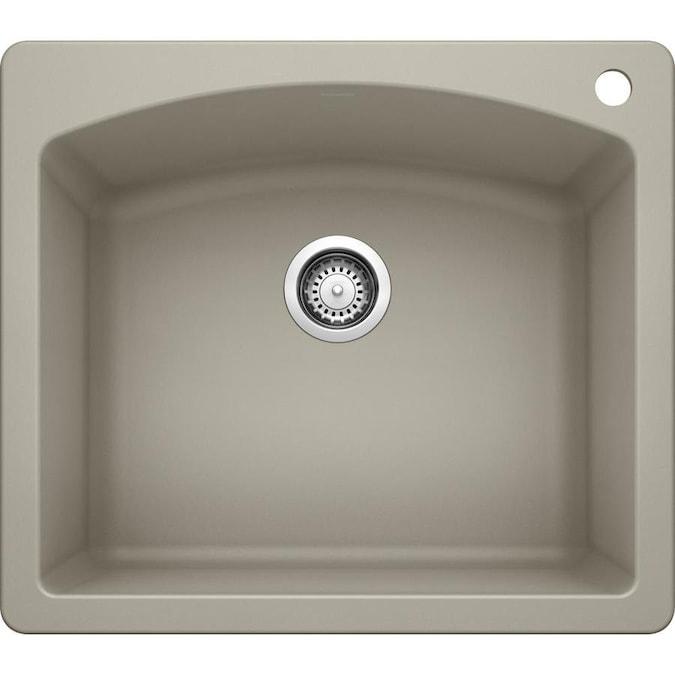 Blanco 25 Inch Diamond Silgranit Drop - In Or Undermount Kitchen Sink - BUILDMYPLACE
