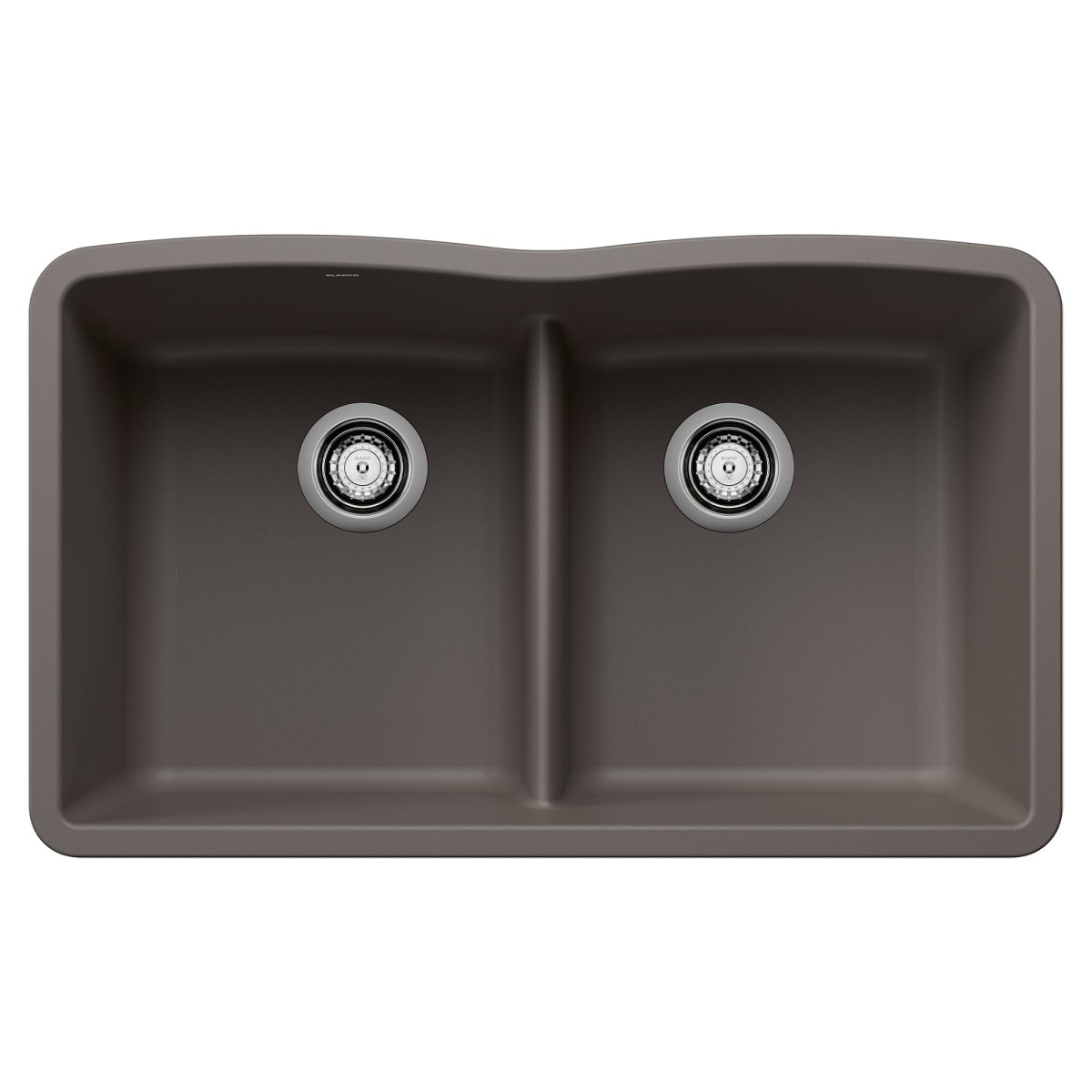 Blanco 32 inch Equal Double Bowl Kitchen Sink with Low Divide - BUILDMYPLACE