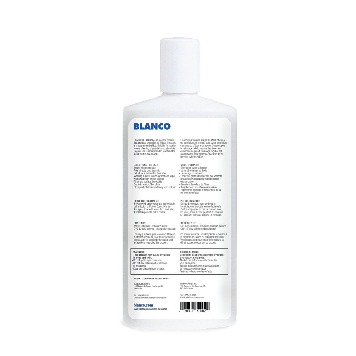 Blanco Clean Daily+ Silgranit Sink Cleaner - 15 oz - BUILDMYPLACE
