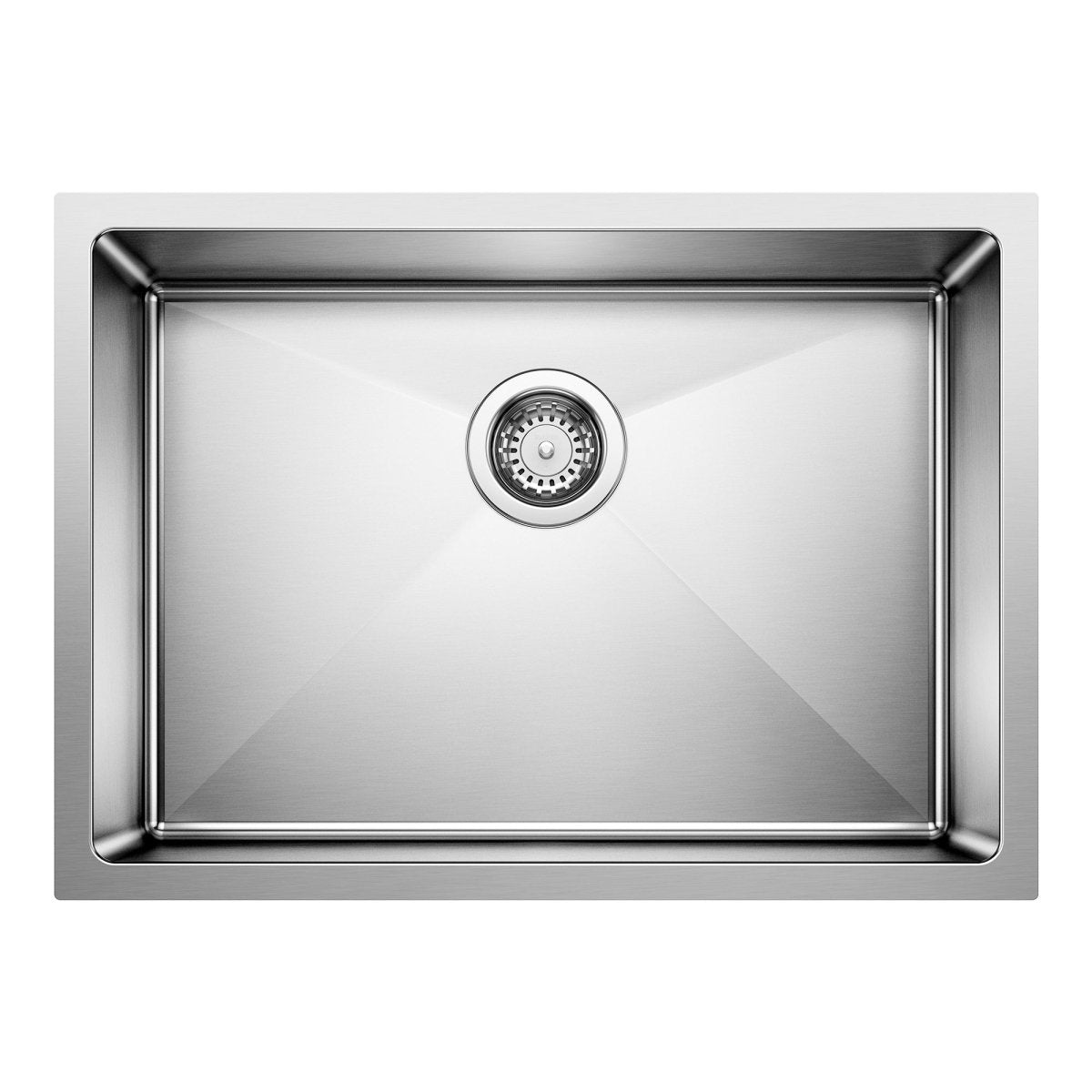 Blanco Cuvee R15 25" Single Bowl Kitchen Sink - BUILDMYPLACE
