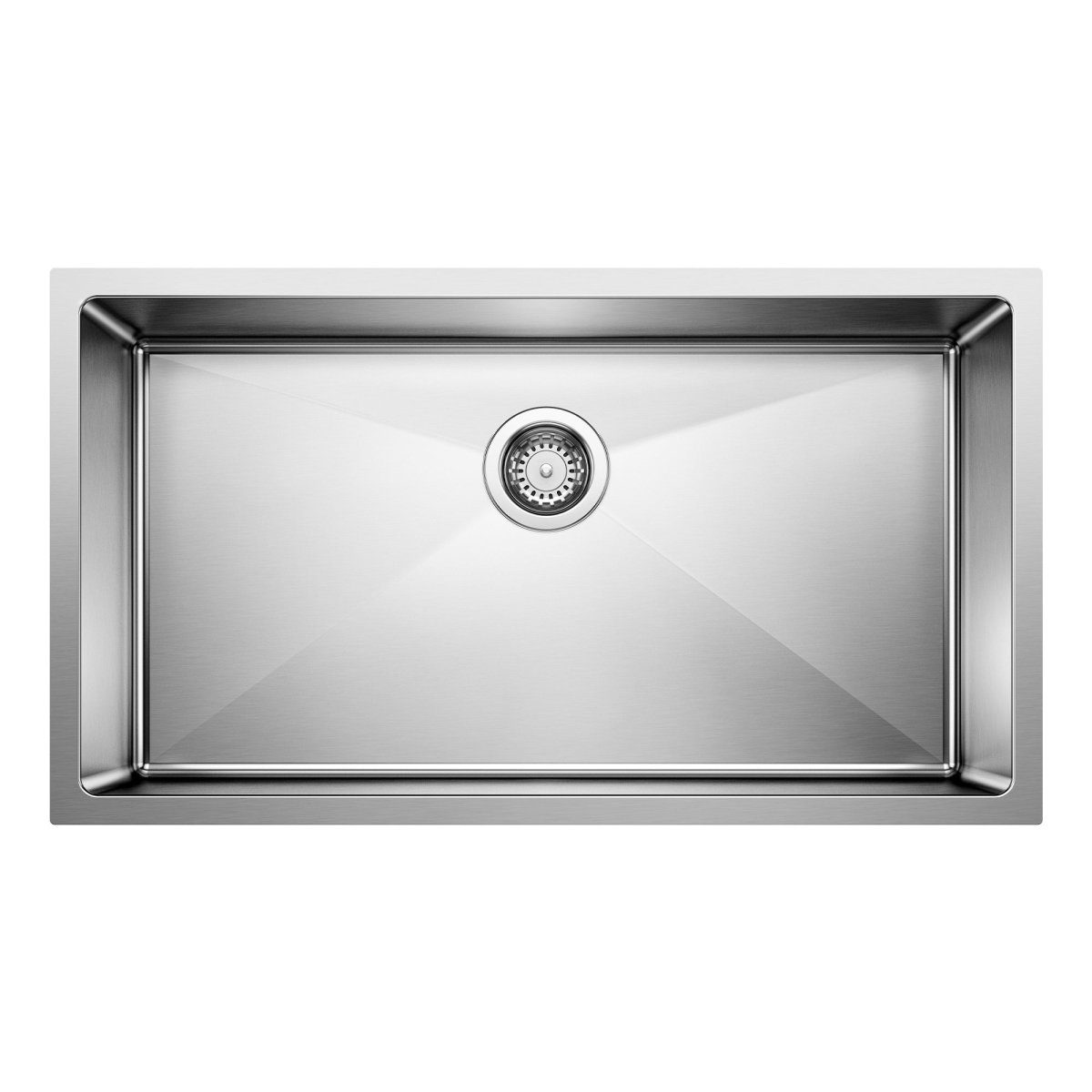 Blanco Cuvee R15 32" Single Bowl Kitchen Sink - BUILDMYPLACE