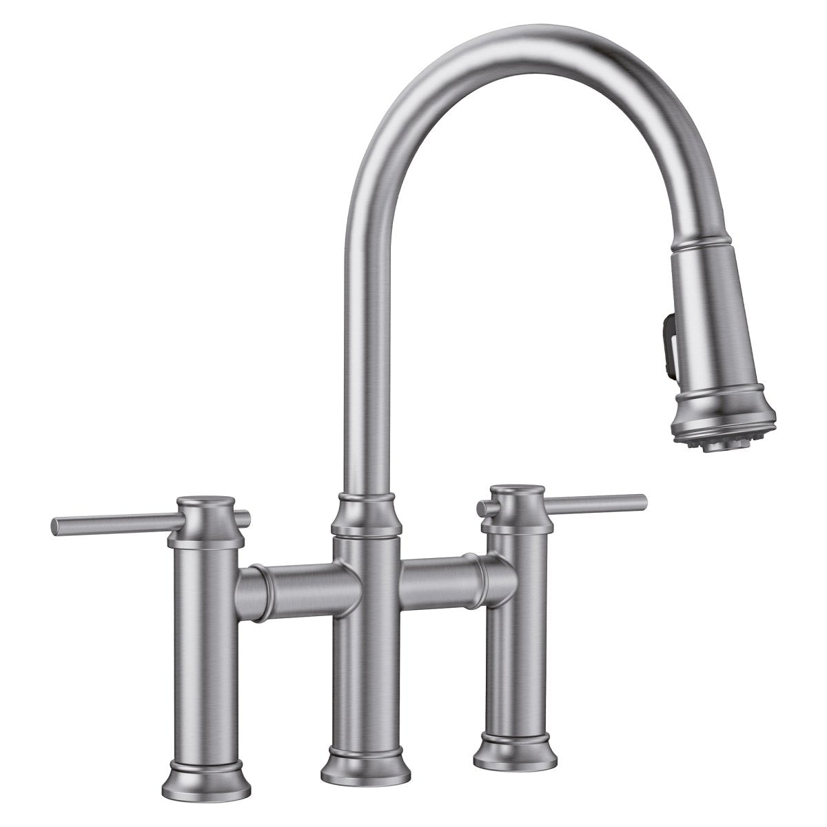 Blanco Empressa Pull - Down Bridge Faucet 1.5 GPM - BUILDMYPLACE