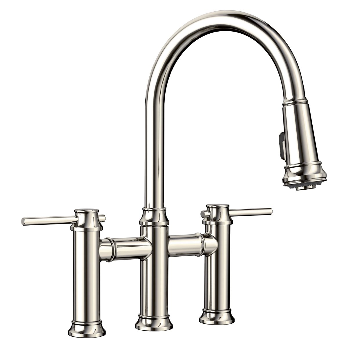 Blanco Empressa Pull - Down Bridge Faucet 1.5 GPM - BUILDMYPLACE