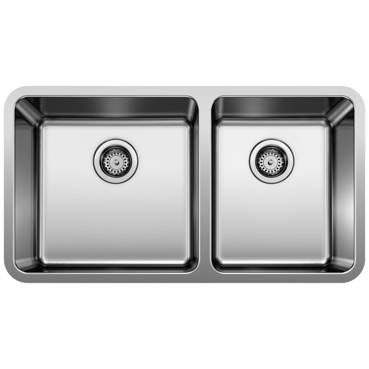 Blanco Formera 33" Undermount Double Basin Stainless Steel Kitchen Sink 60/40 split - BUILDMYPLACE