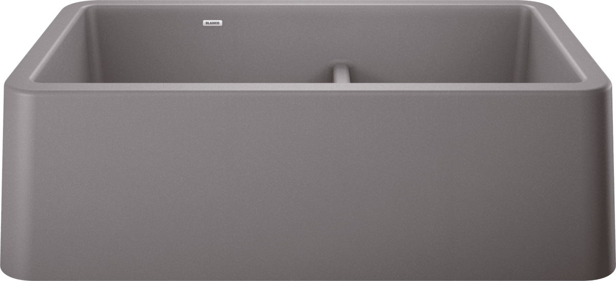 Blanco Ikon 33" Farmhouse Double Basin Silgranit Kitchen Sink - BUILDMYPLACE