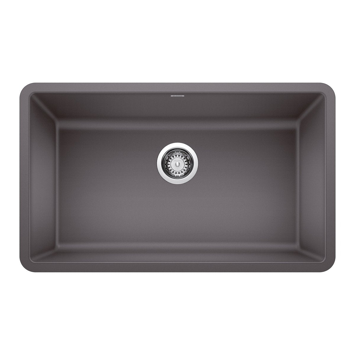 Blanco Precis 30 inch Single Bowl Silgranit Undermount Kitchen Sink - BUILDMYPLACE