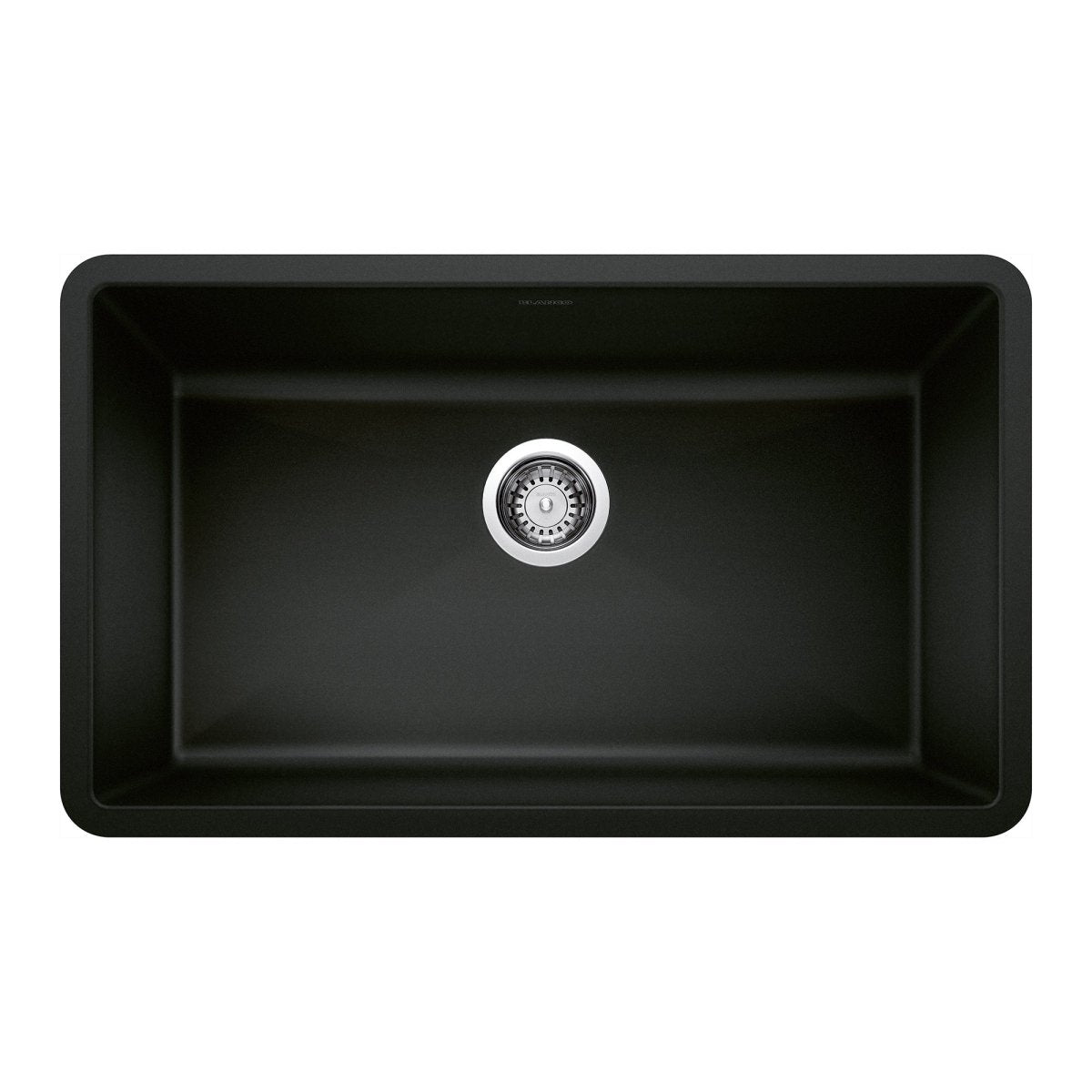 Blanco Precis 32 Inch Super Single Bowl Silgranit Undermount Kitchen Sink - BUILDMYPLACE
