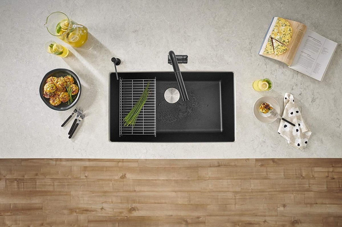 Blanco Precis 32 Inch Super Single Bowl Silgranit Undermount Kitchen Sink - BUILDMYPLACE