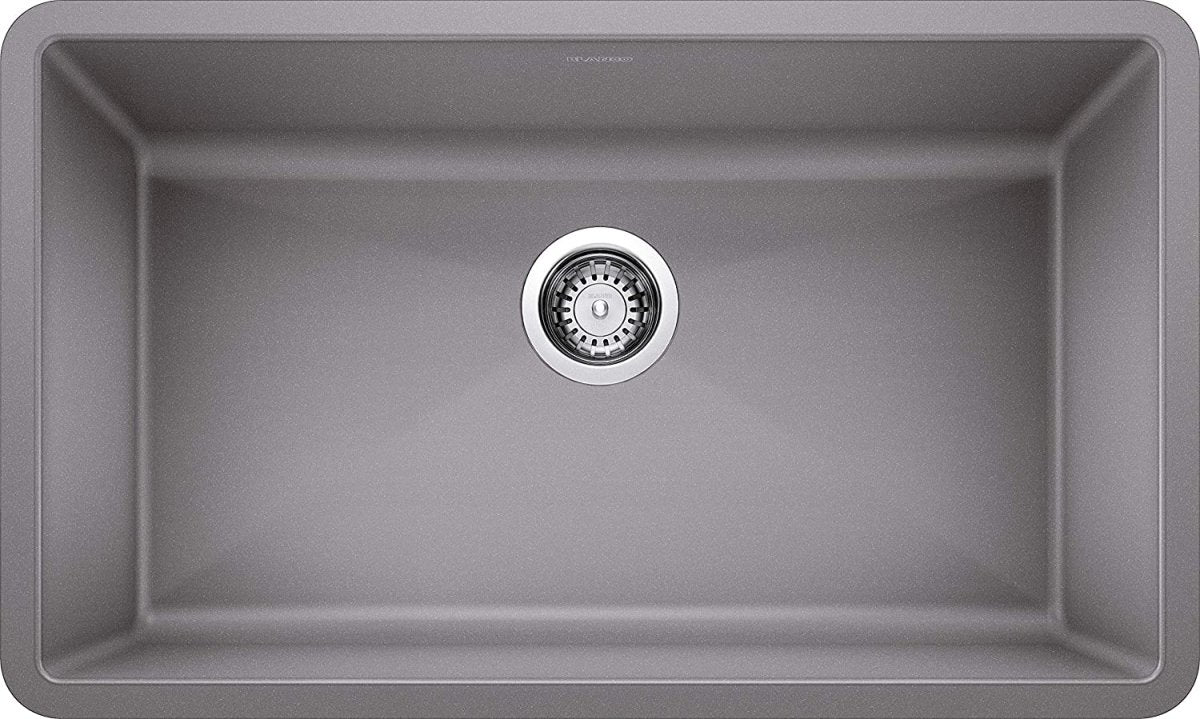 Blanco Precis 32 Inch Super Single Bowl Silgranit Undermount Kitchen Sink - BUILDMYPLACE