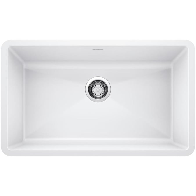 Blanco Precis 32 Inch Super Single Bowl Silgranit Undermount Kitchen Sink - BUILDMYPLACE