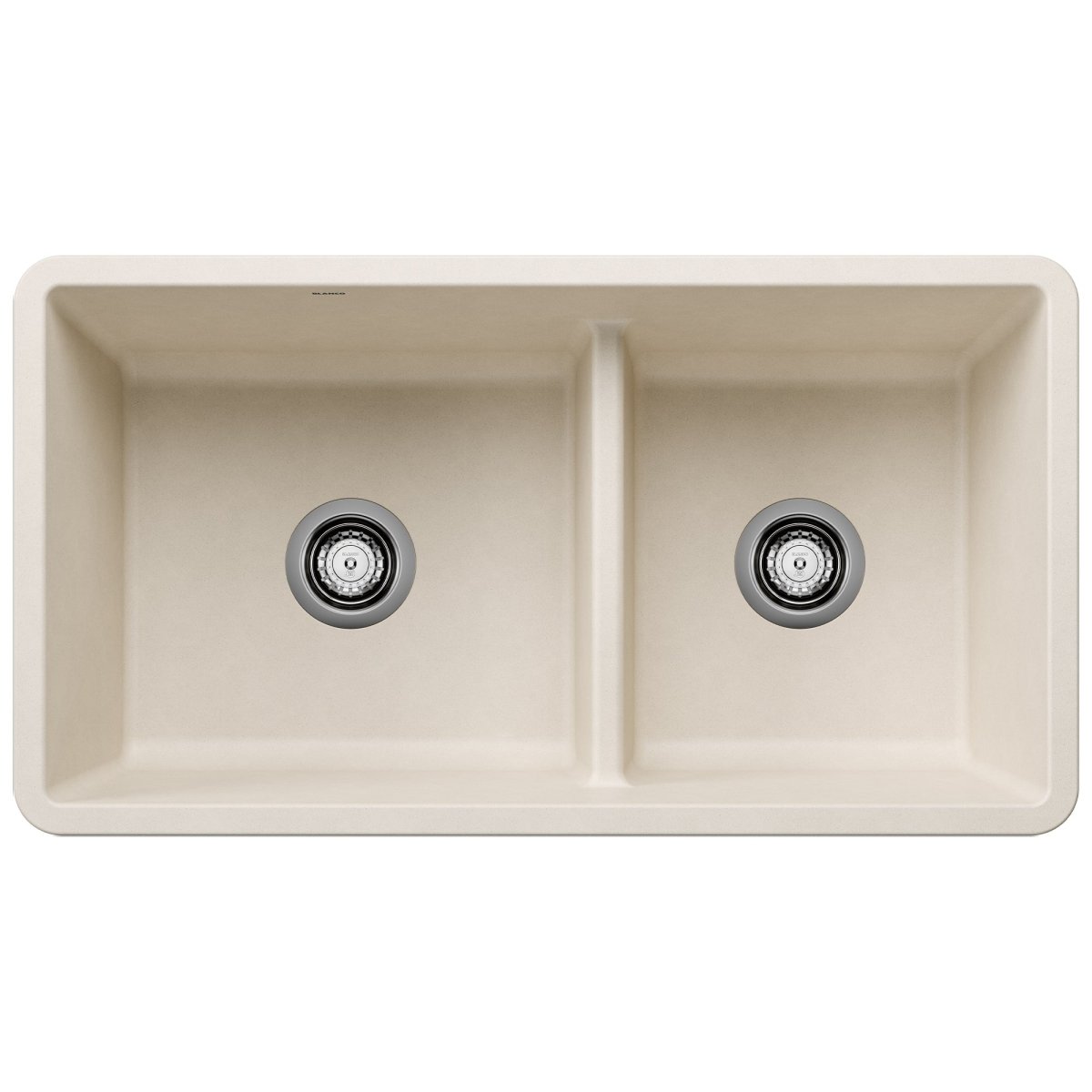 Blanco Precis 33 Inch Reversible Double Bowl Undermount Kitchen Sink with Low Divide - 60/40 - BUILDMYPLACE