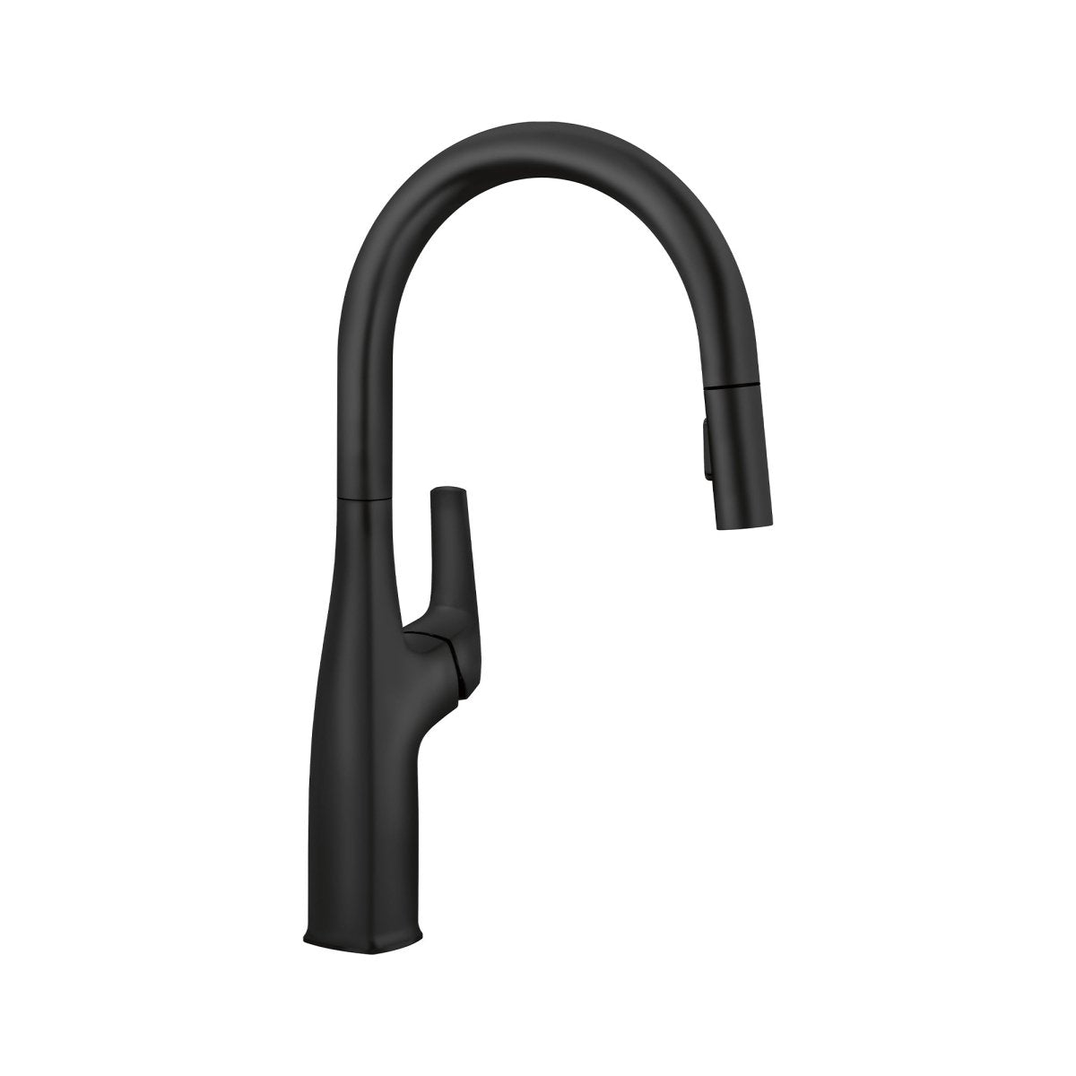 Blanco Rivana Single Hole Pull Down Kitchen Faucet 1.5 GPM - BUILDMYPLACE