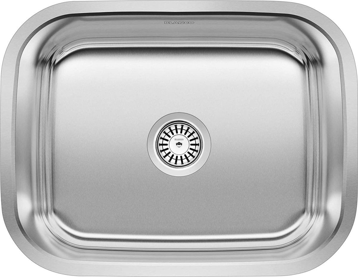 Blanco Stellar Single Bowl Undermount Laundry Sink in Brushed Stainless Steel - BUILDMYPLACE