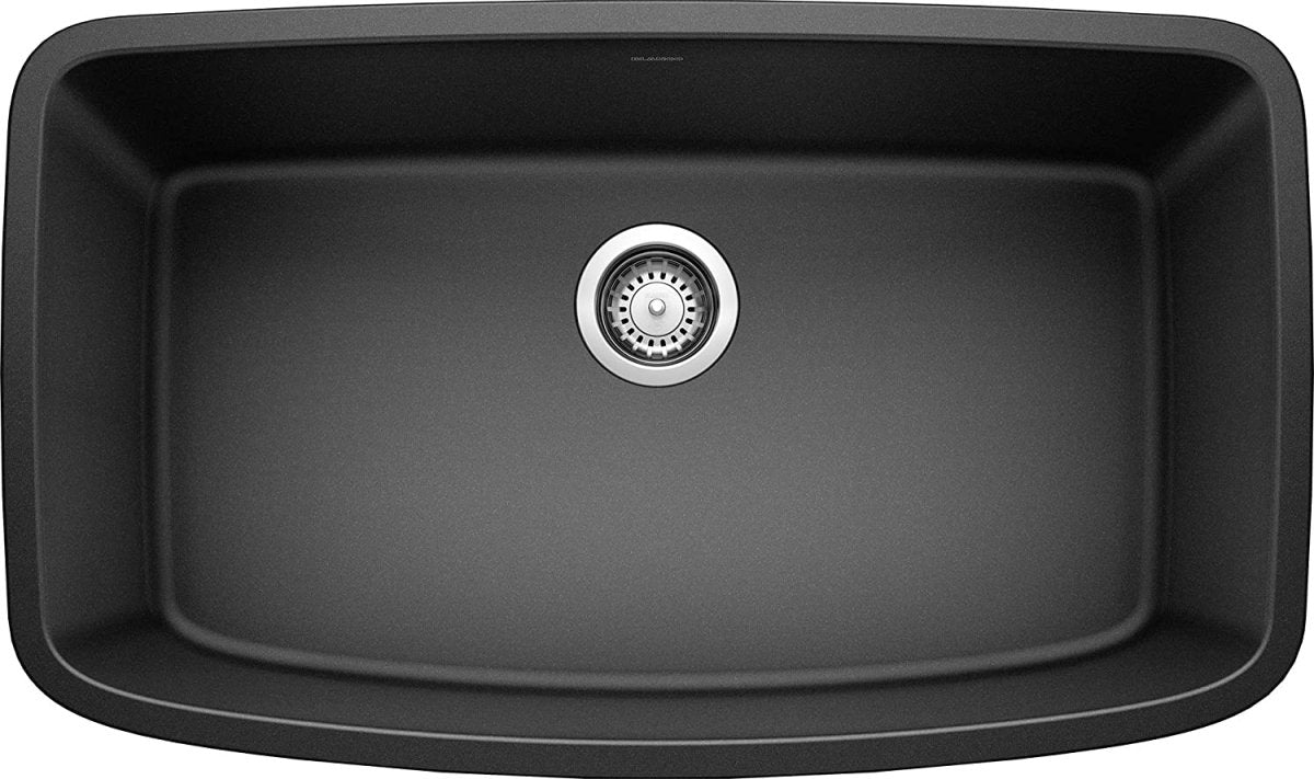 Blanco Valea 32 Inch Silgranit Super Single Bowl Undermount Kitchen Sink - BUILDMYPLACE