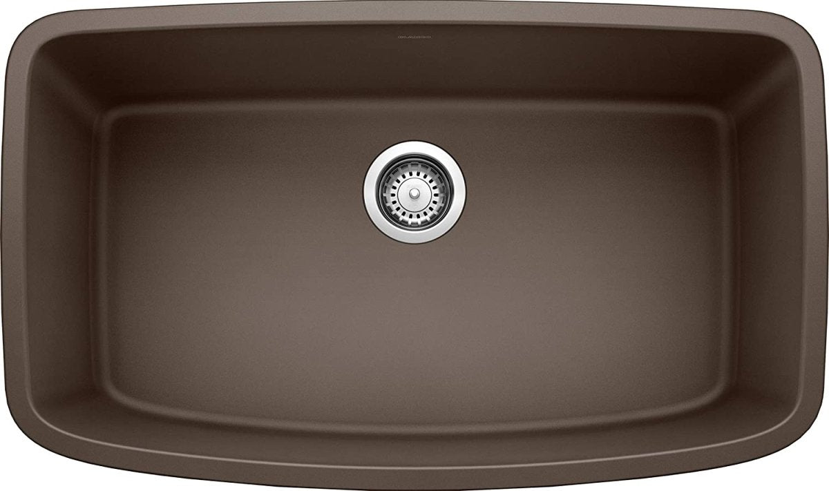 Blanco Valea 32 Inch Silgranit Super Single Bowl Undermount Kitchen Sink - BUILDMYPLACE