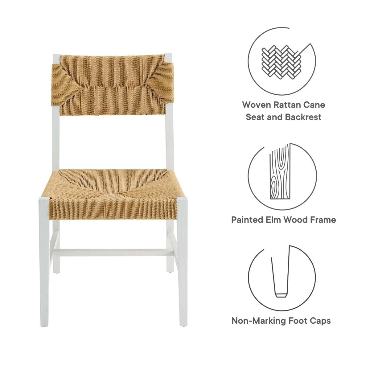 Bodie Wood Dining Chair - BUILDMYPLACE