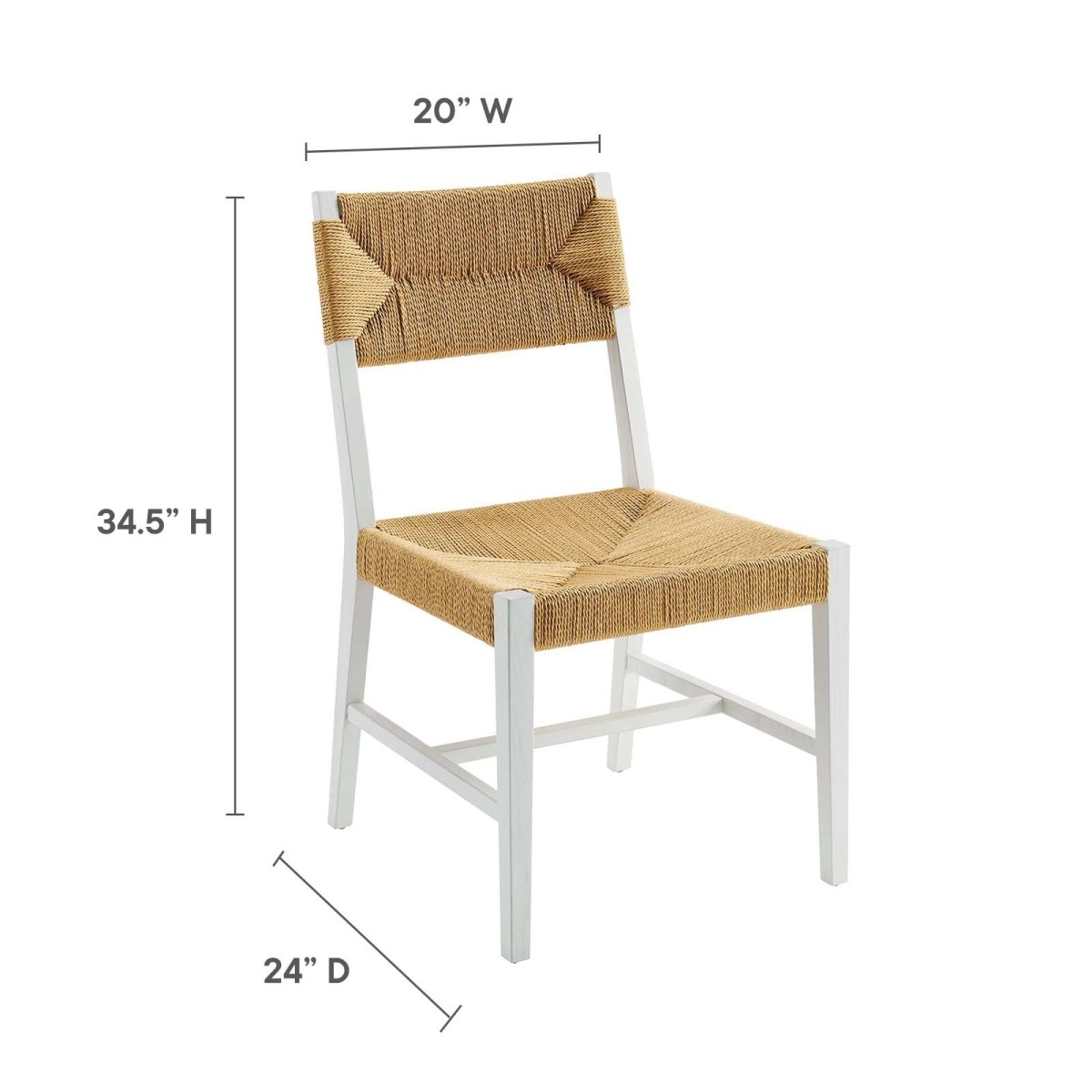 Bodie Wood Dining Chair - BUILDMYPLACE