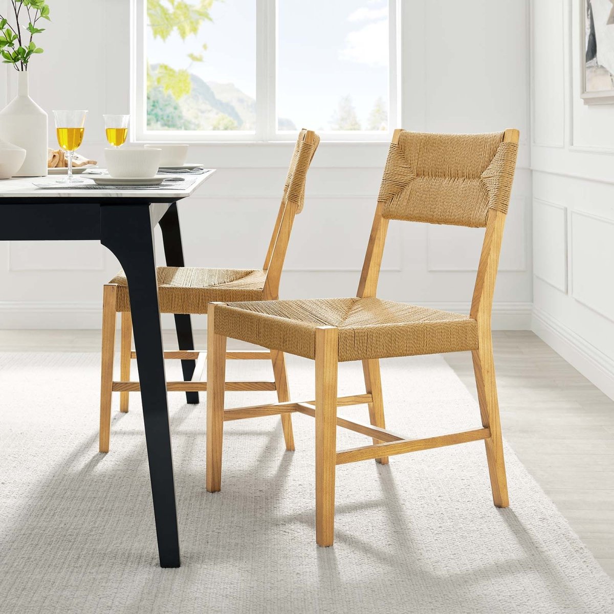 Bodie Wood Dining Chair - BUILDMYPLACE