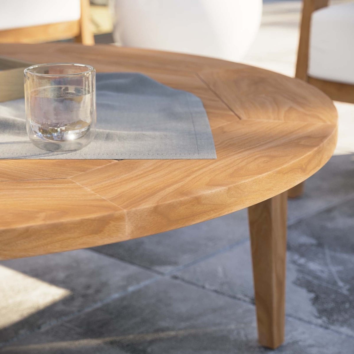 Brisbane Teak Wood Outdoor Patio Coffee Table - BUILDMYPLACE
