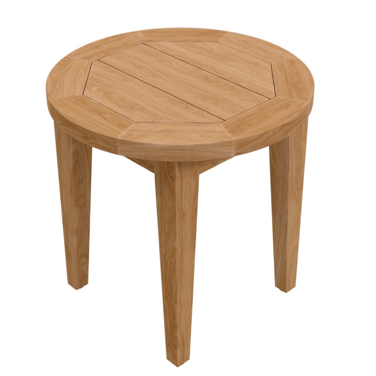 Brisbane Teak Wood Outdoor Patio Side Table - BUILDMYPLACE