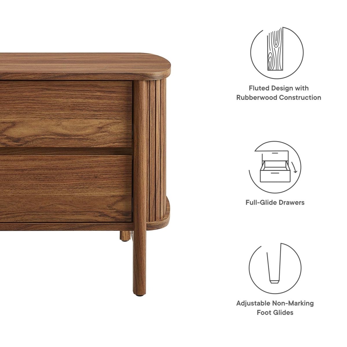 Cadence 2 - Drawer Nightstand - BUILDMYPLACE