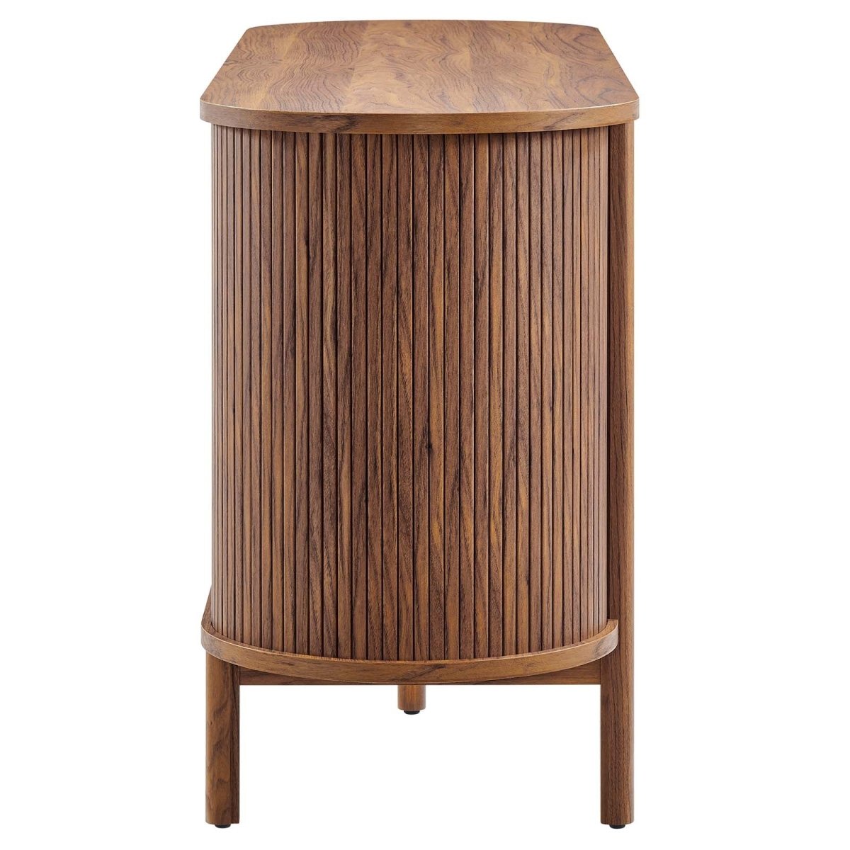 Cadence 63" Curved Sideboard - Walnut - BUILDMYPLACE