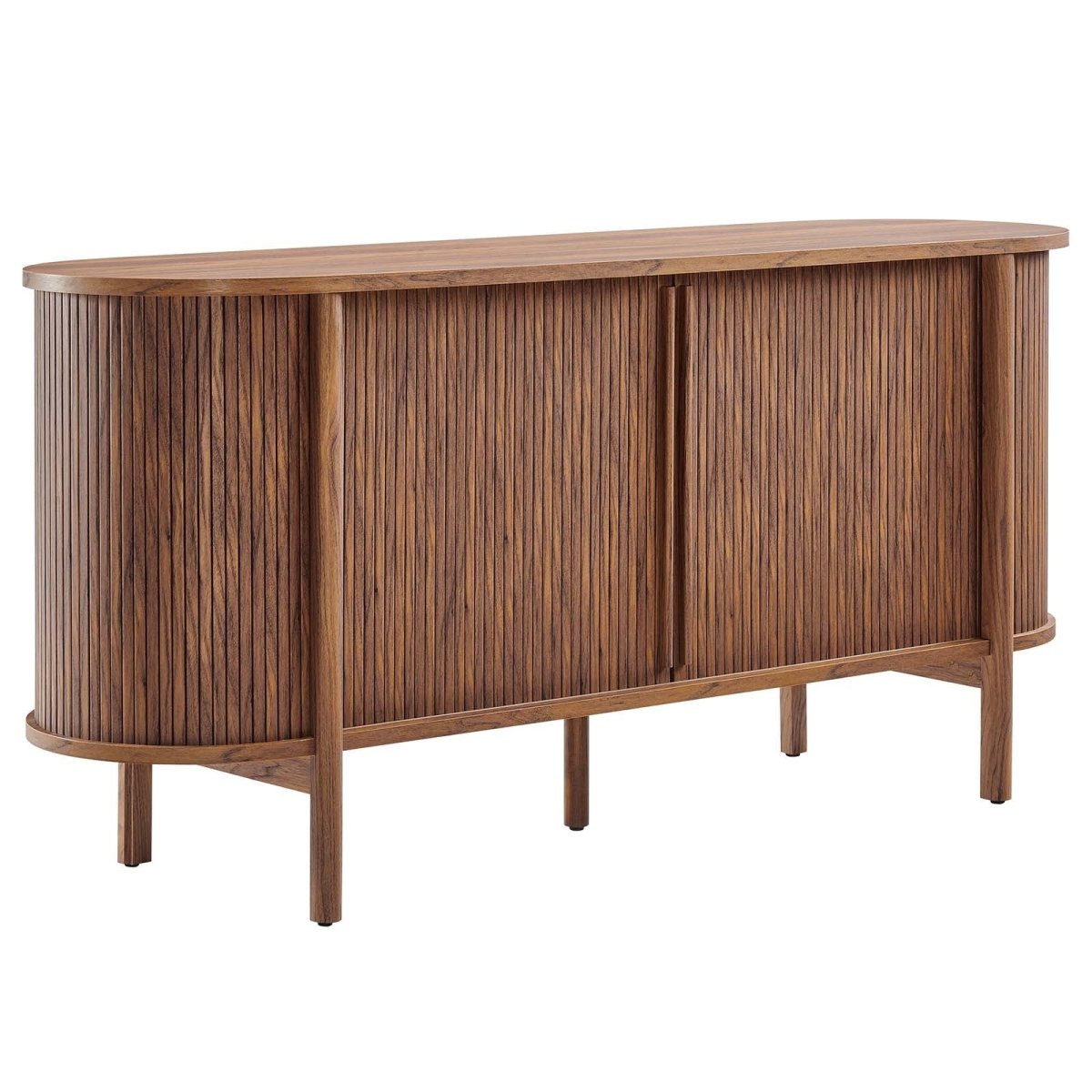 Cadence 63" Curved Sideboard - Walnut - BUILDMYPLACE