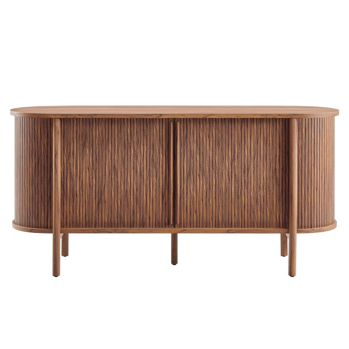 Cadence 63" Curved Sideboard - Walnut - BUILDMYPLACE