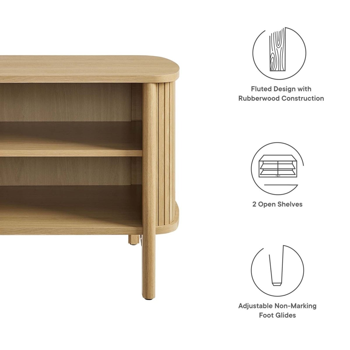 Cadence Open Nightstand - BUILDMYPLACE