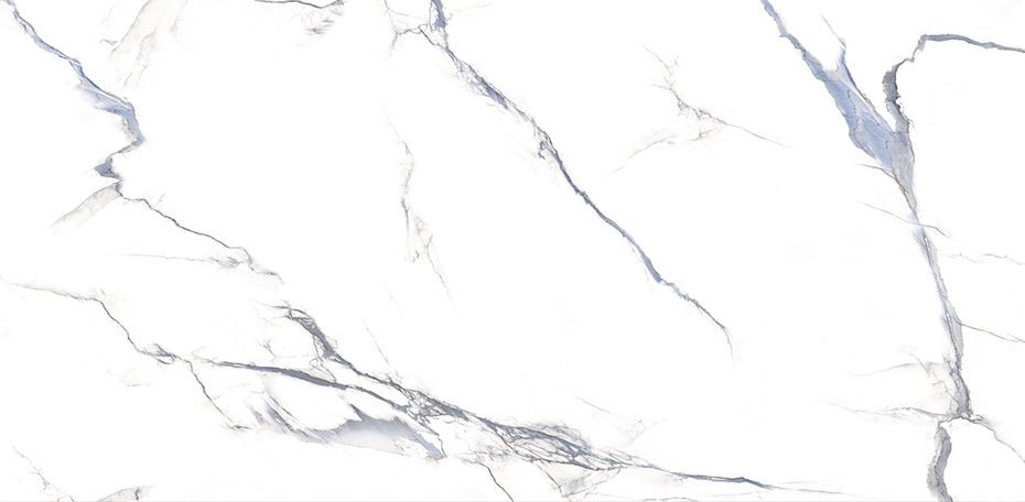 Calacatta Aqua Polished - Porcelain Wall & Floor Tile - BUILDMYPLACE