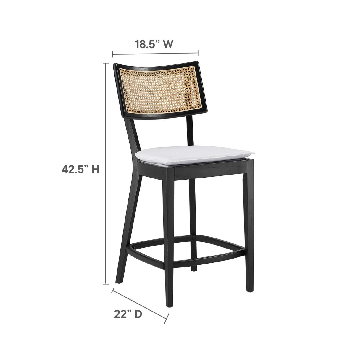 Caledonia Wood Counter Stools - Set of 2 - BUILDMYPLACE