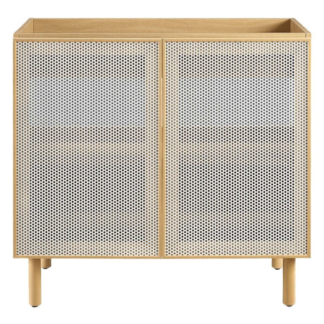 Calla 36" Perforated Metal Bathroom Vanity Cabinet (Sink Basin Not Included) - BUILDMYPLACE