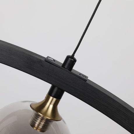 Camden Smoky Gray Glass Shade Creative Led Pendant Light - BUILDMYPLACE