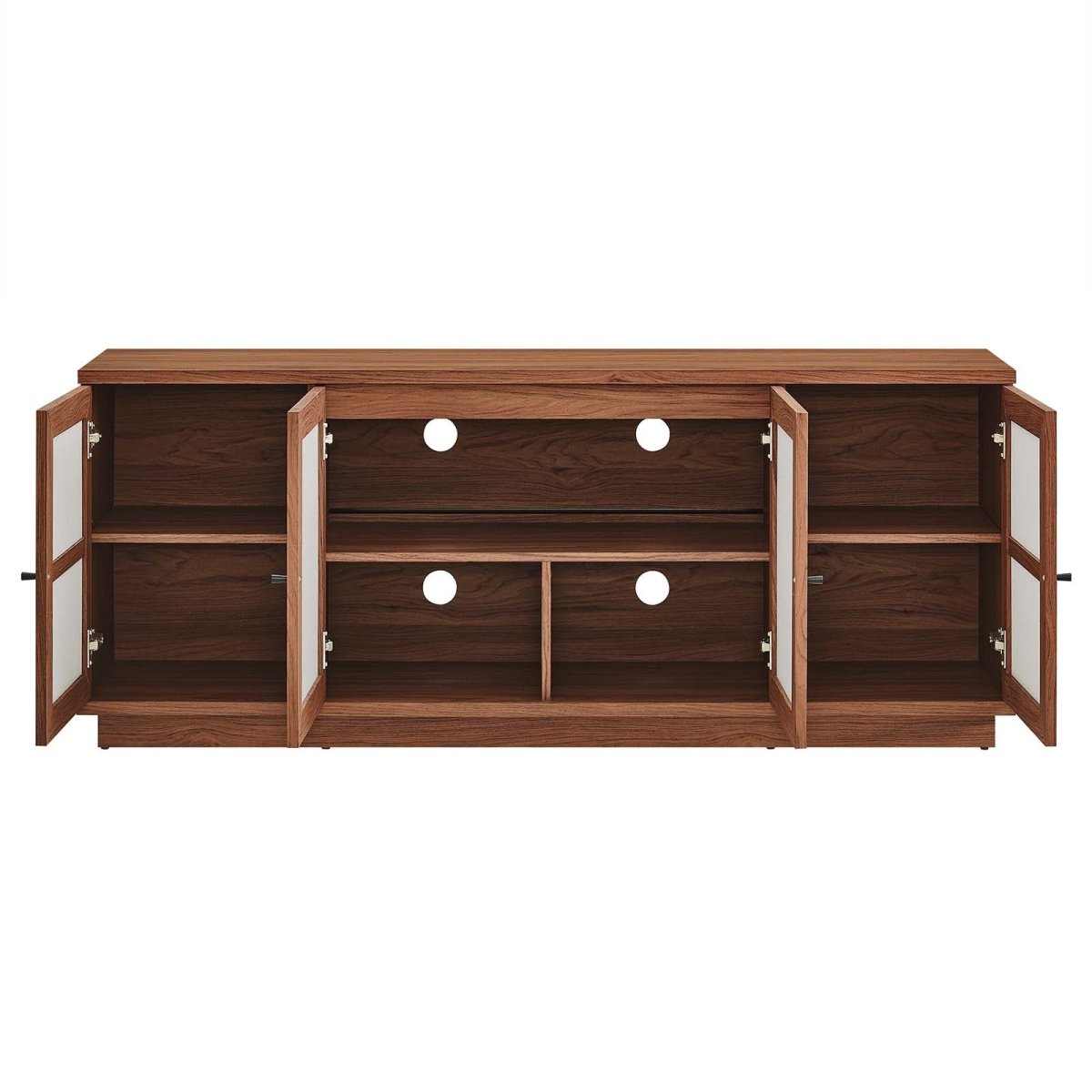 Capri 63" Wood Grain TV Console - BUILDMYPLACE