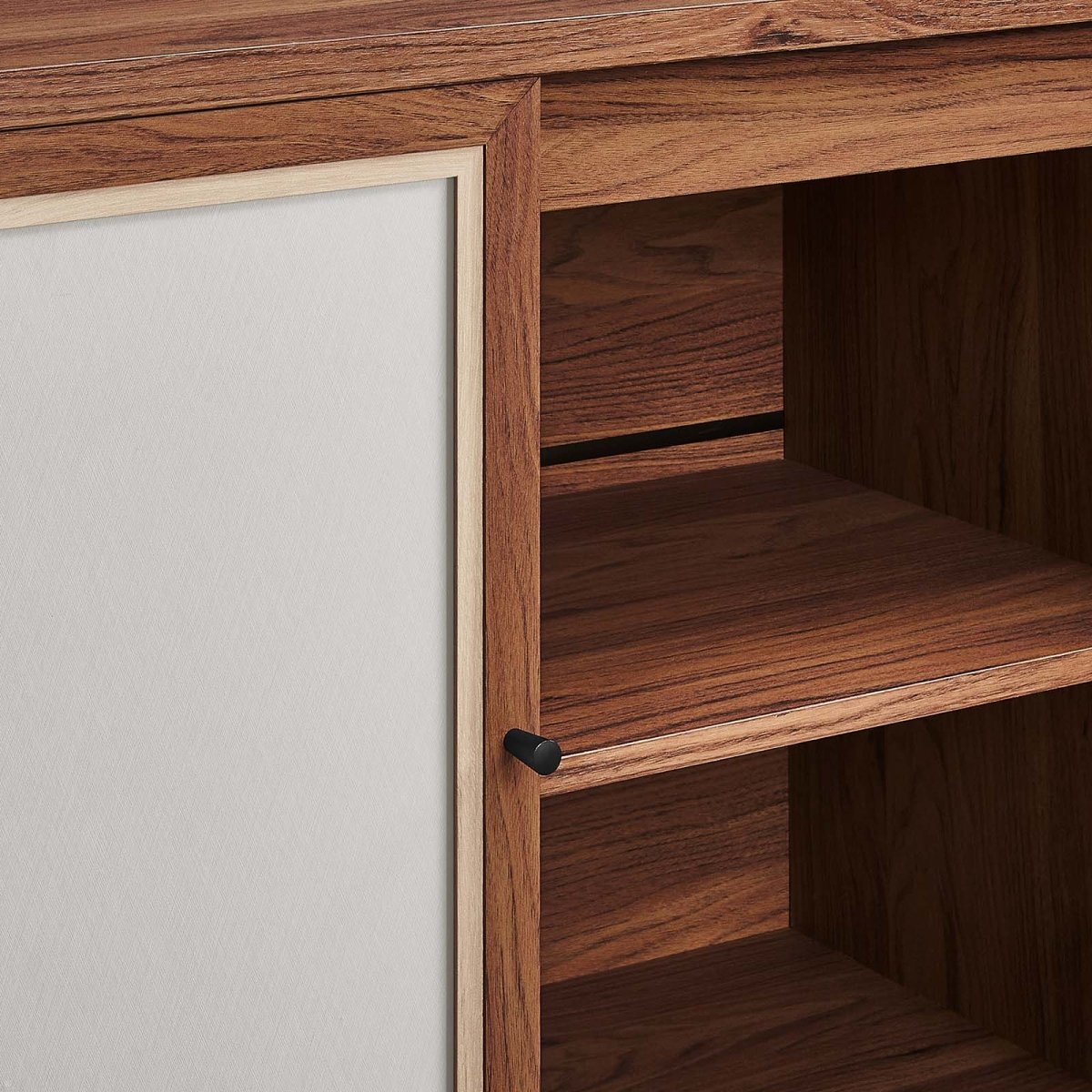 Capri 63" Wood Grain TV Console - BUILDMYPLACE