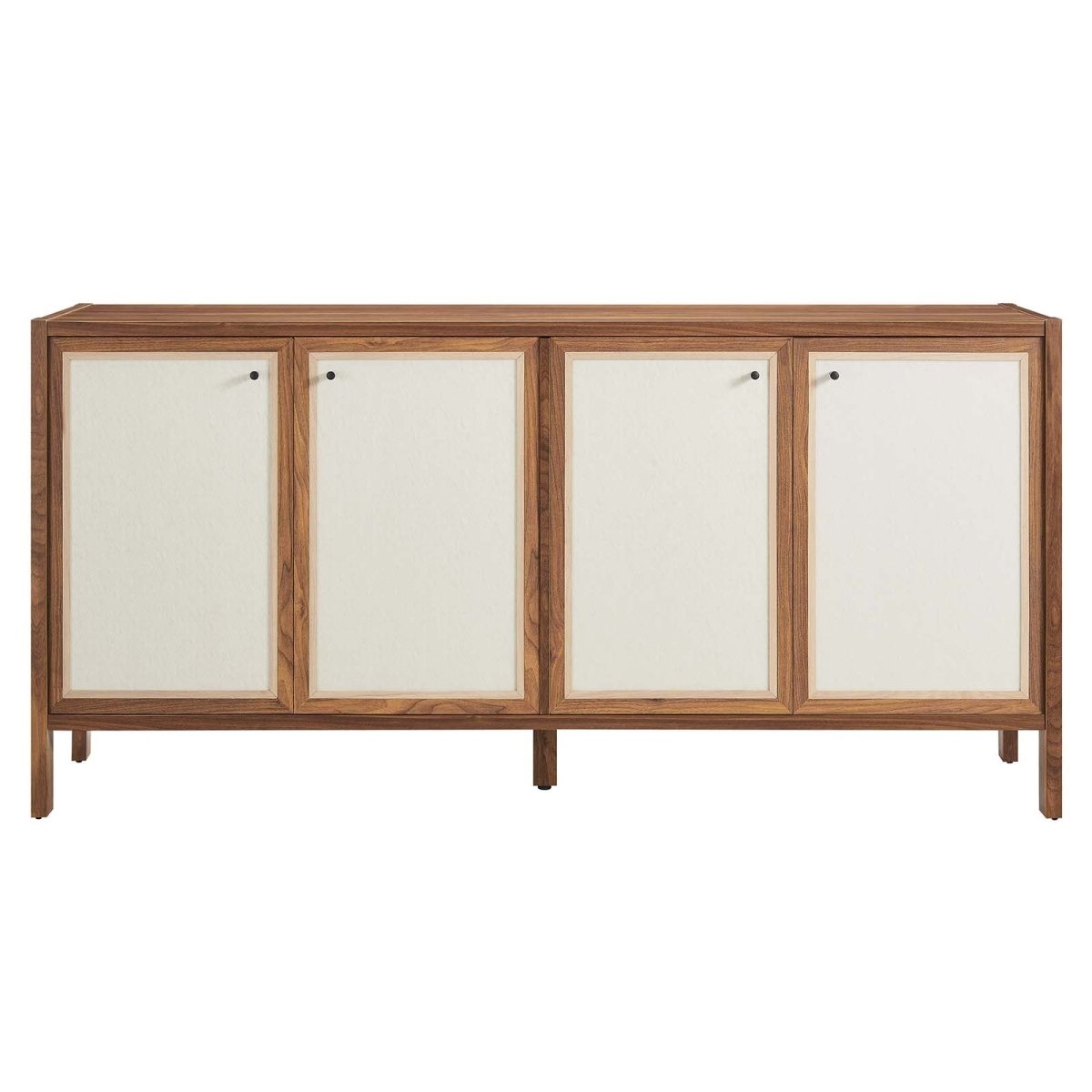 Capri 65" Wood Grain Sideboard Storage Cabinet - BUILDMYPLACE