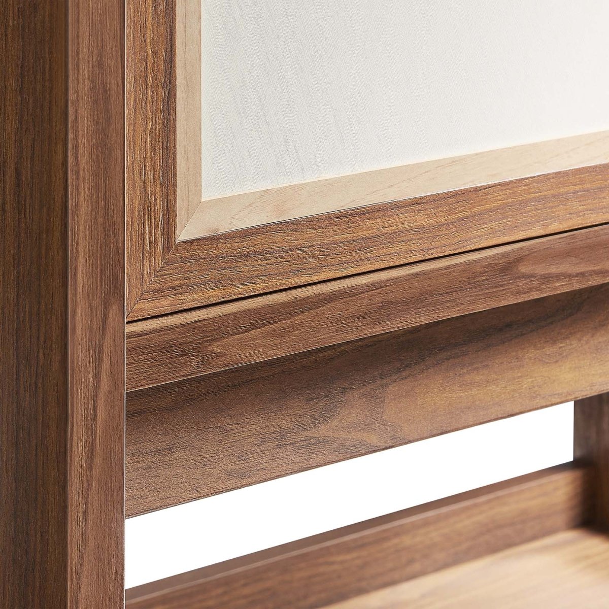 Capri Tall Wood Grain Standing Storage Cabinet - BUILDMYPLACE