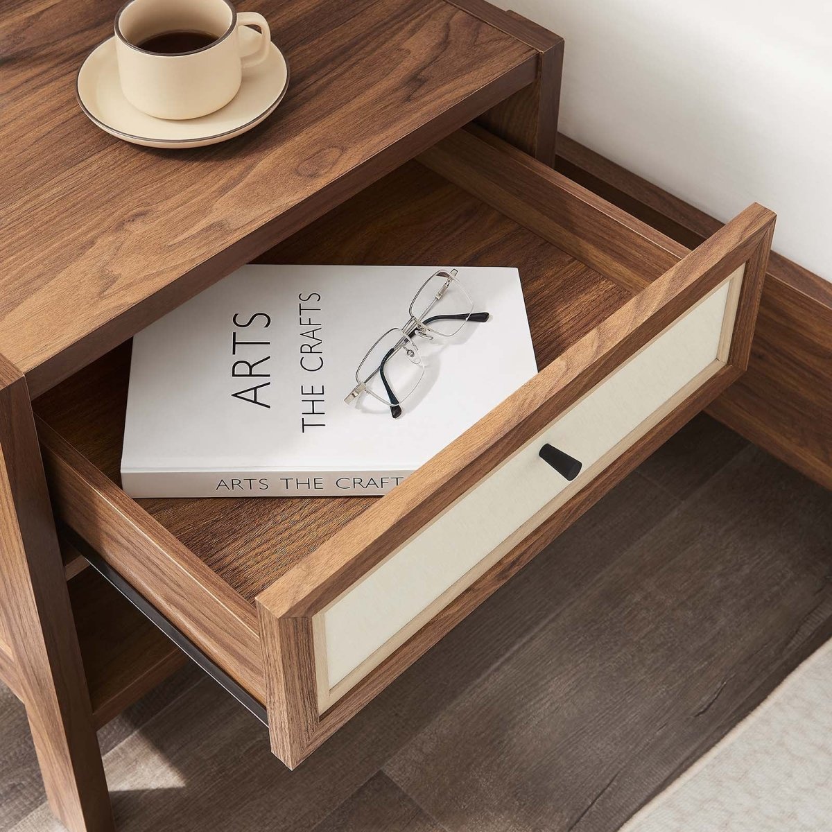 Capri Wood Grain Nightstand - BUILDMYPLACE