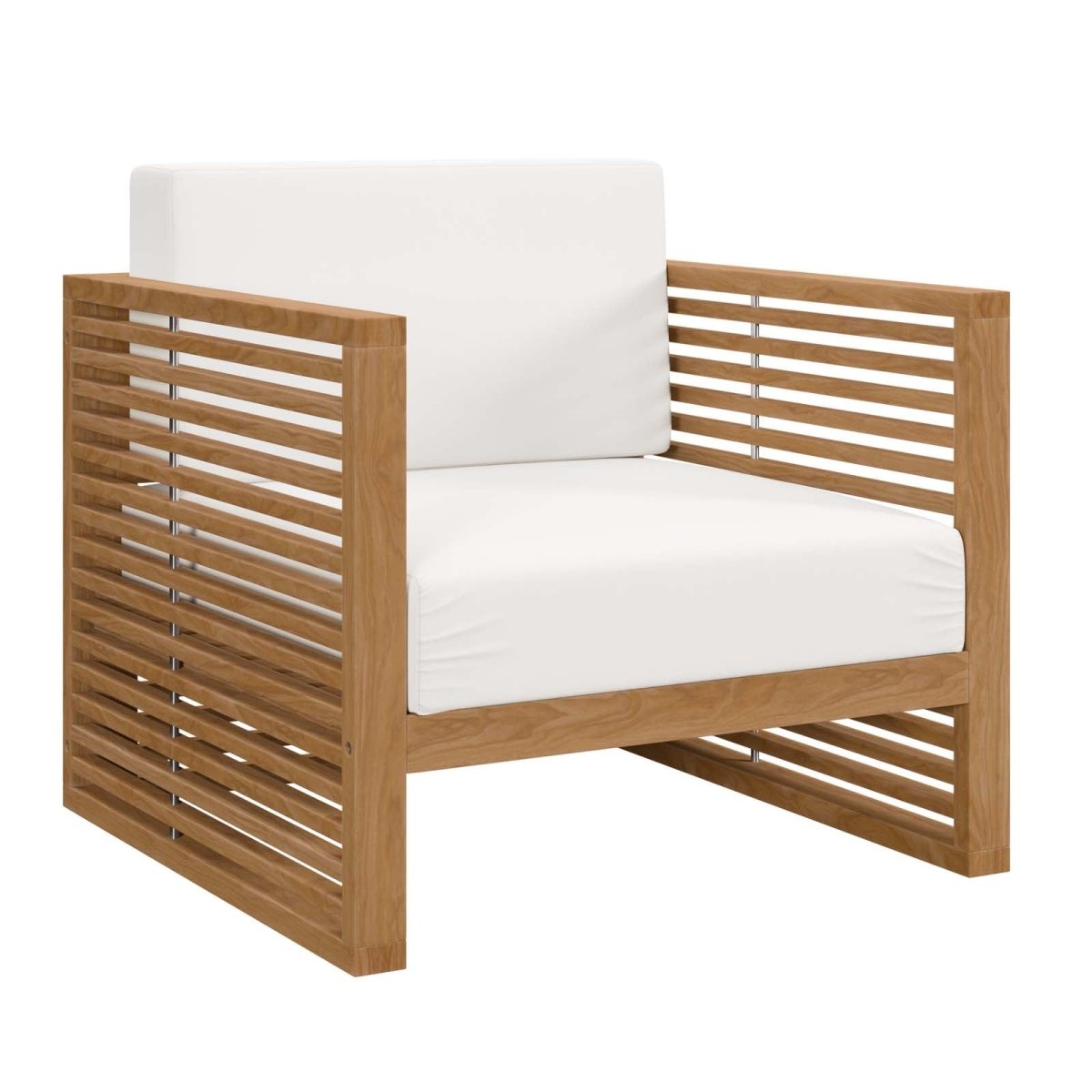 Carlsbad 6 - Piece Teak Wood Outdoor Patio Set - BUILDMYPLACE