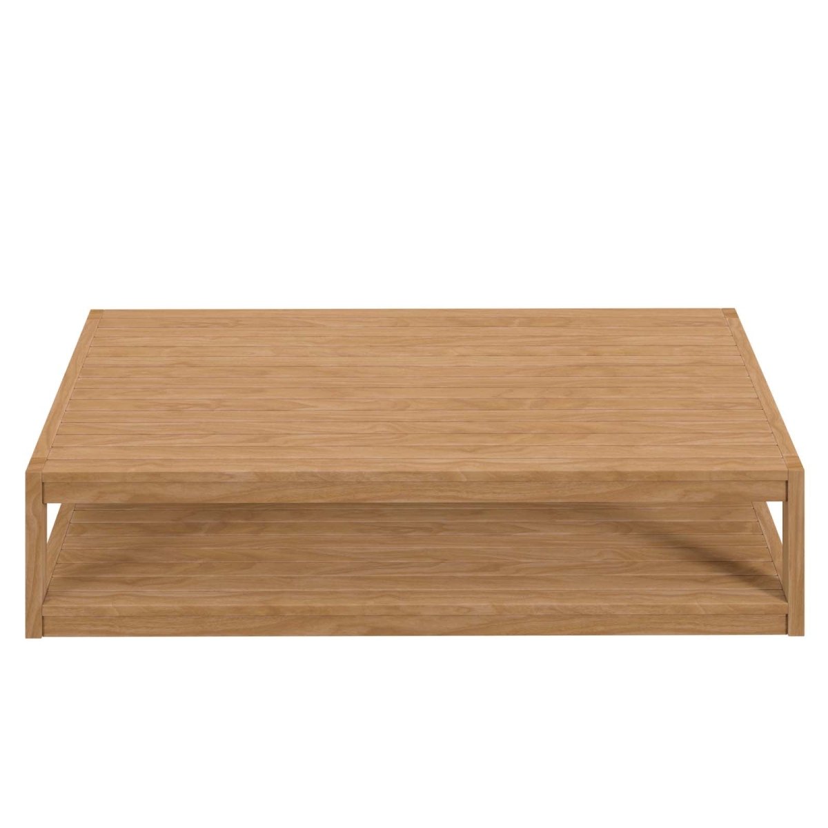 Carlsbad Teak Wood Outdoor Patio Coffee Table - BUILDMYPLACE