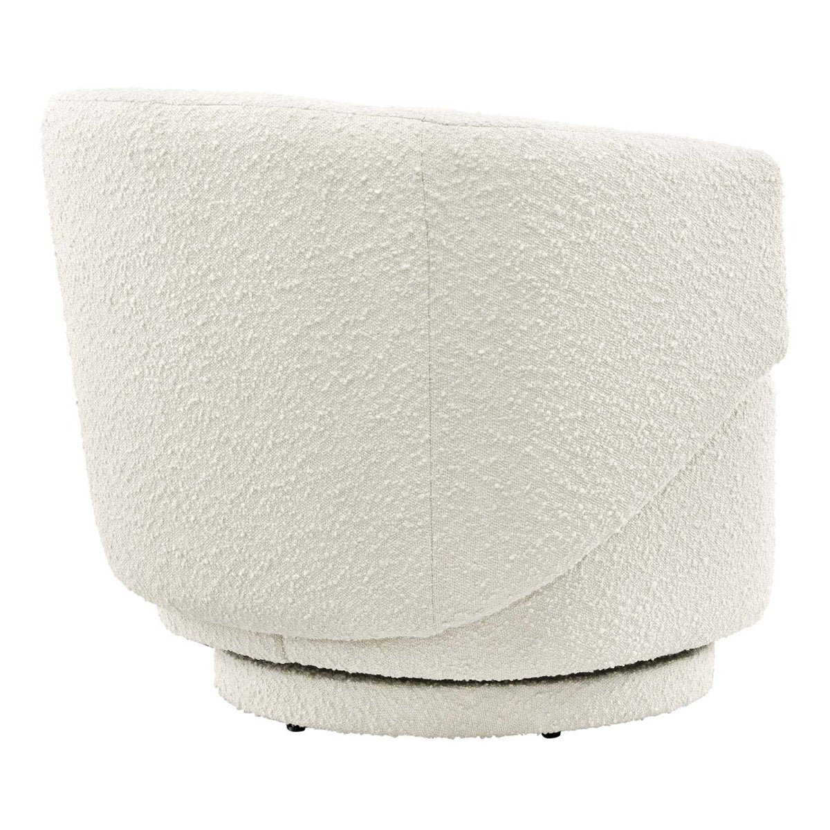 Celestia Boucle Fabric Swivel Chair - BUILDMYPLACE