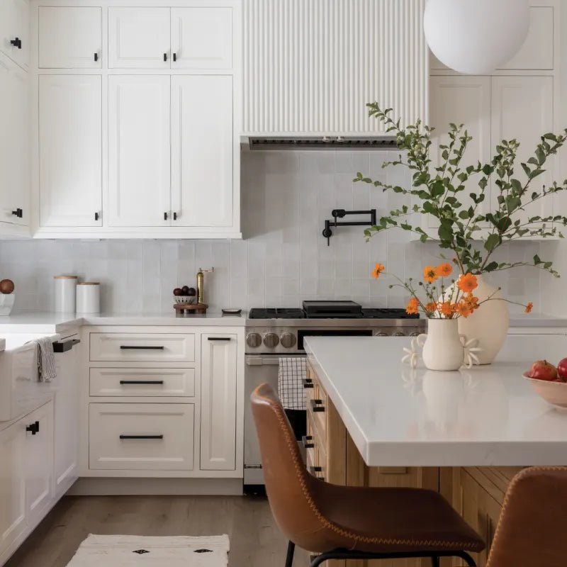 Celine 4" x 4" Matte Porcelain Floor & Wall Tile in White - BUILDMYPLACE