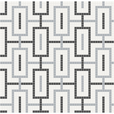 Chain Soho Dawn Blend Matte Glazed Porcelain Mosaic